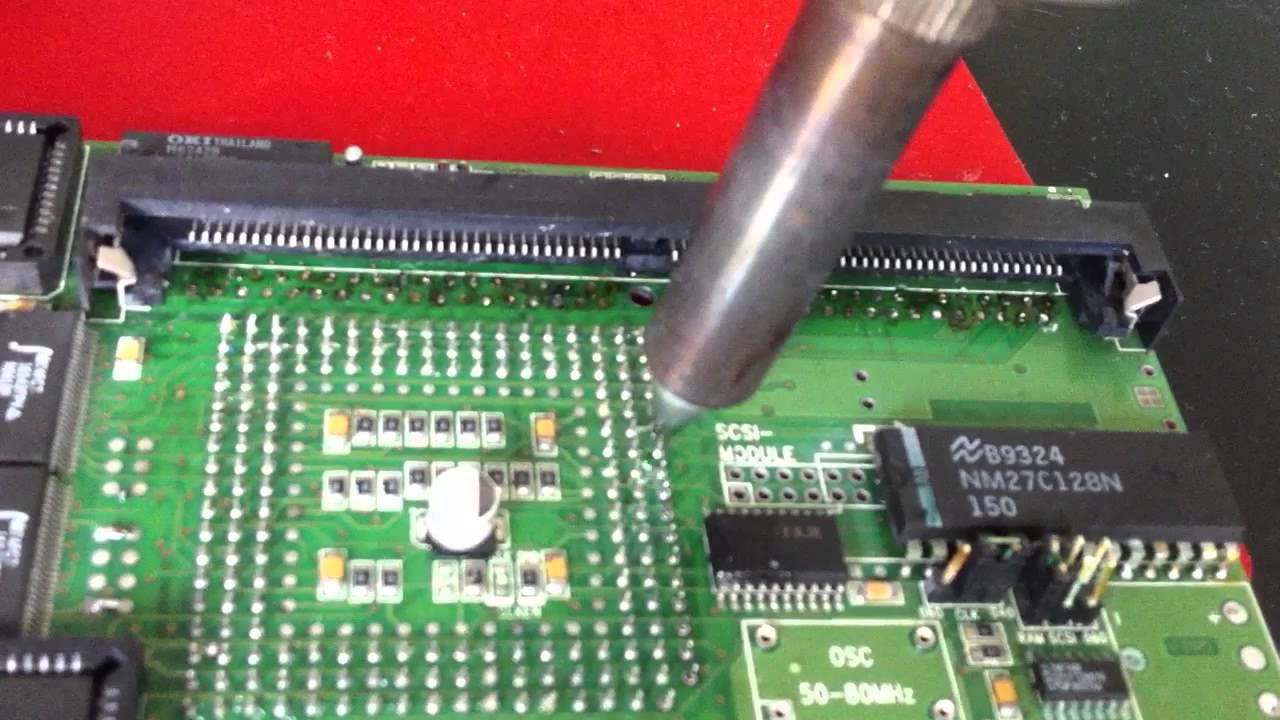 Amiga apollo 68040 68040 removal - shaky with one hand!