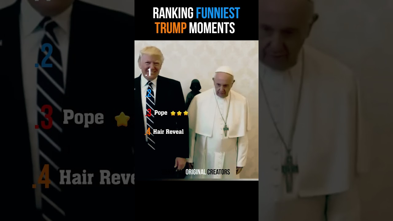 Trump Funniest Moments Ranked 😂 | Top 4 Viral Trump Clips #shorts