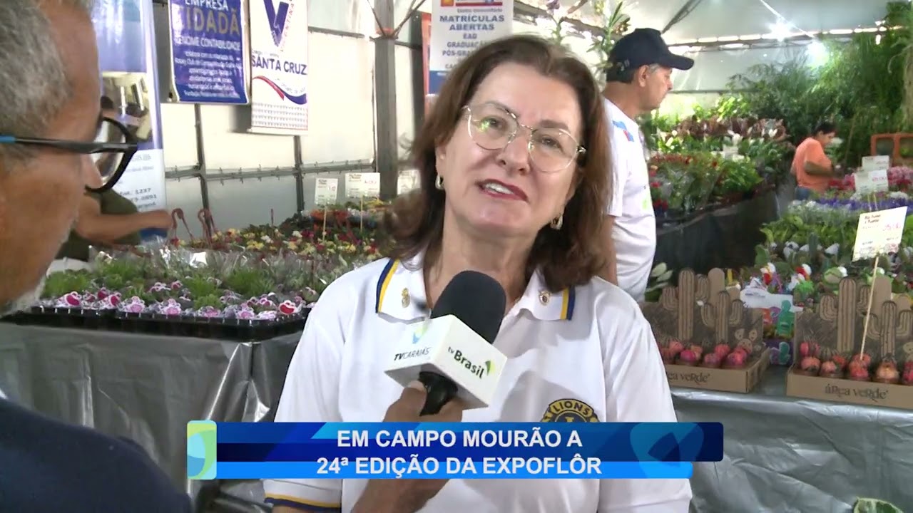 EM CAMPO MOURÃO A 24ª EDIÇÃO DA EXPOFLÔR