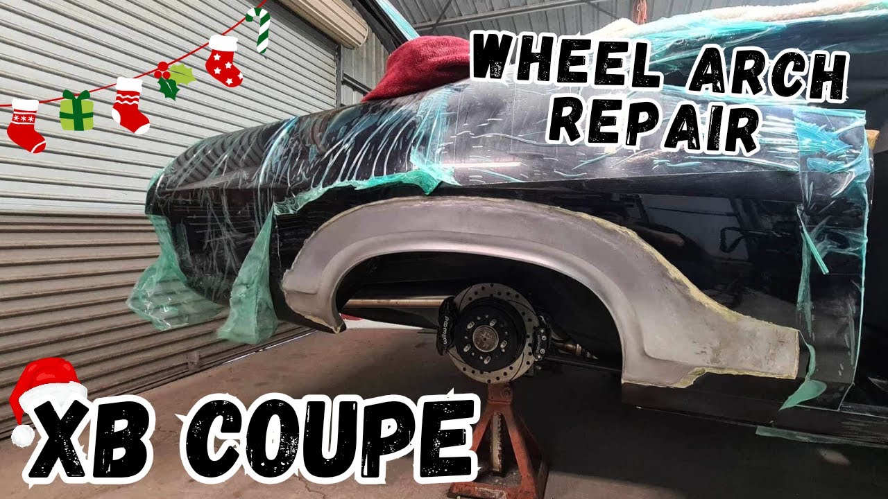 I Can't Believe How Much Bog Was In This Quarter Panel - XB Coupe Arch Repair