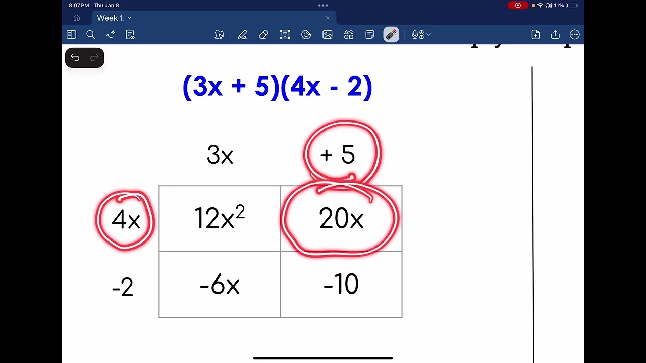 Multiplying Binomials with Complex Numbers imaginary numbers