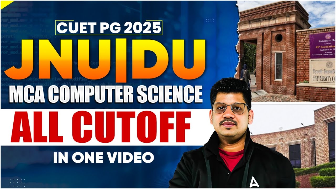 CUET PG MCA Computer Science Cut Off Analysis | MCA Computer Cut off JNU, BHU & DU | CUET PG 2026