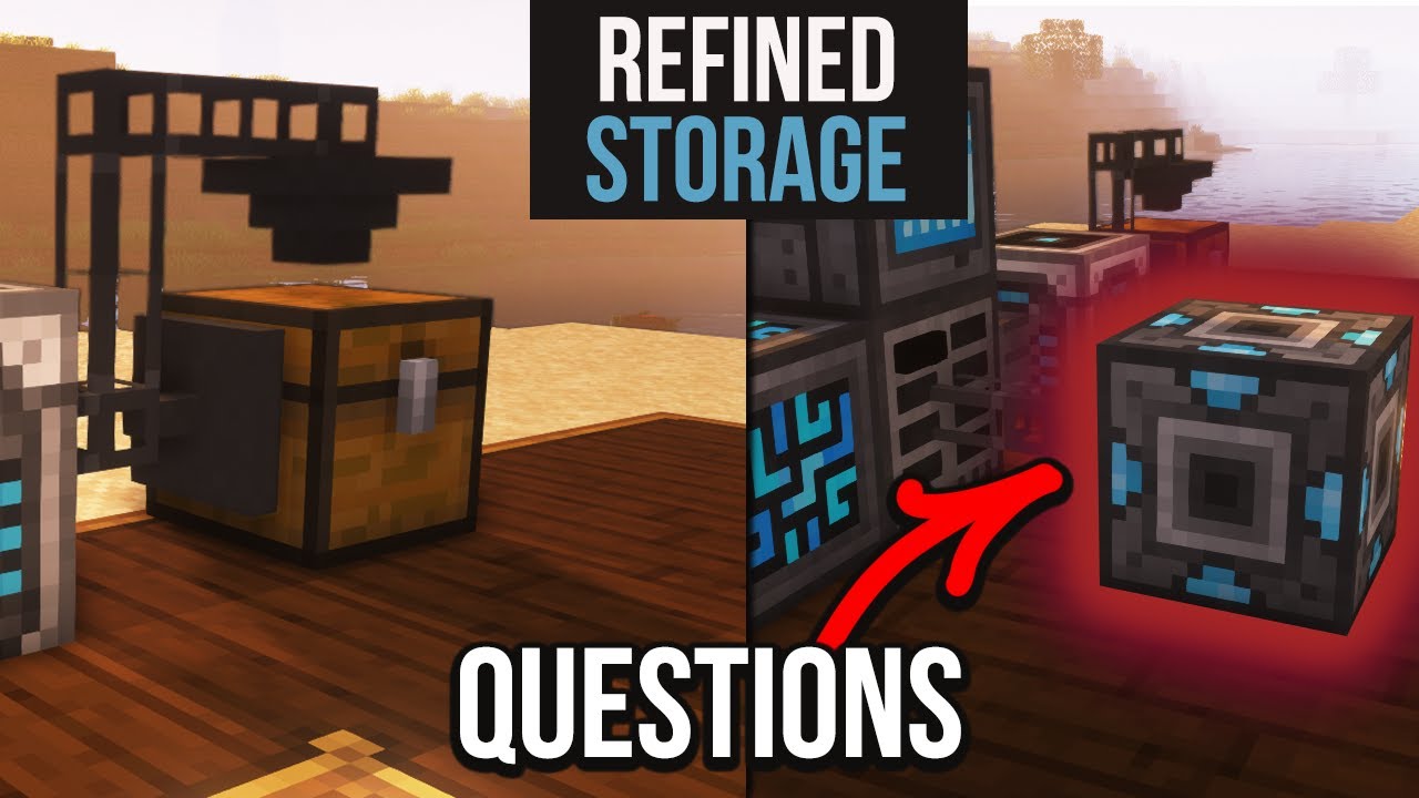 Refined storage guide / tutorial 1.12.2-1.19.2  Questions: WIRELESS AUTOCRAFT, ITEM REPLENISHMENT