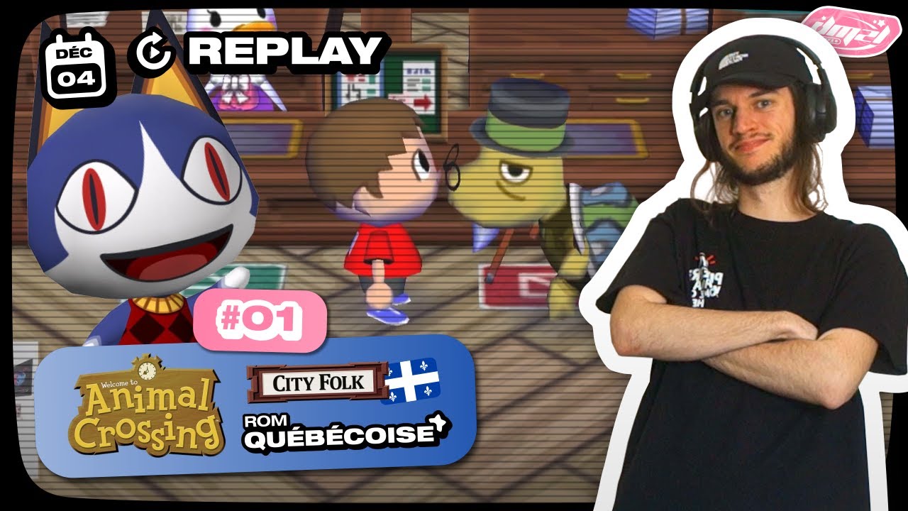 On emménage à Spoonia ! 📦 | Ép. 01 • Animal Crossing: City Folk • ROM québécoise