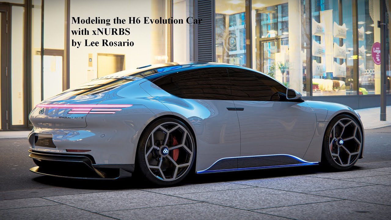 Modeling the H6 Evolution Car with xNURBS