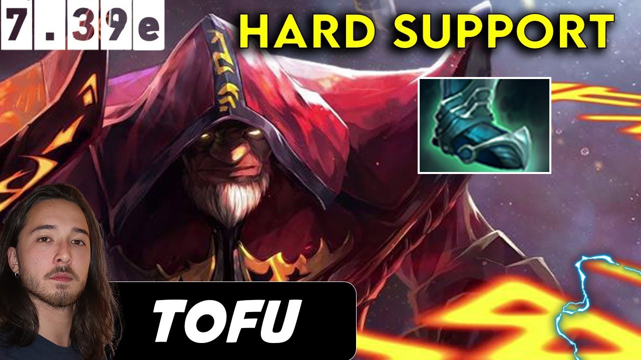 Tofu Warlock Hard Support - Dota 2 Patch 7.39e Pro Player Full Gameplay