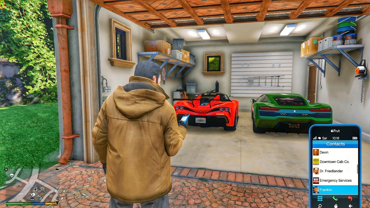 Gta V Enchanted - Michael Bought a New Super Car — Then Called His Best Friend Franklin