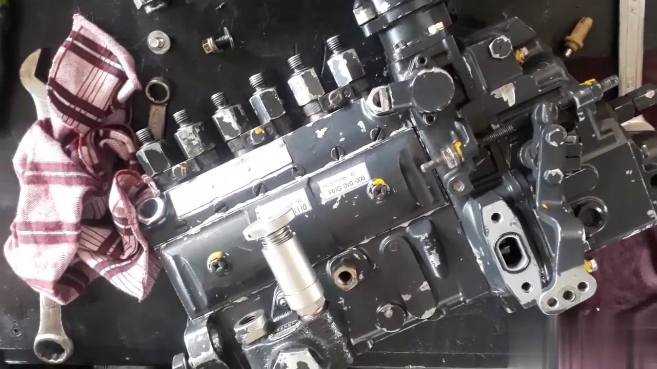 CARA PASANG BOSPOM-Fuel Injection Pump Excavator