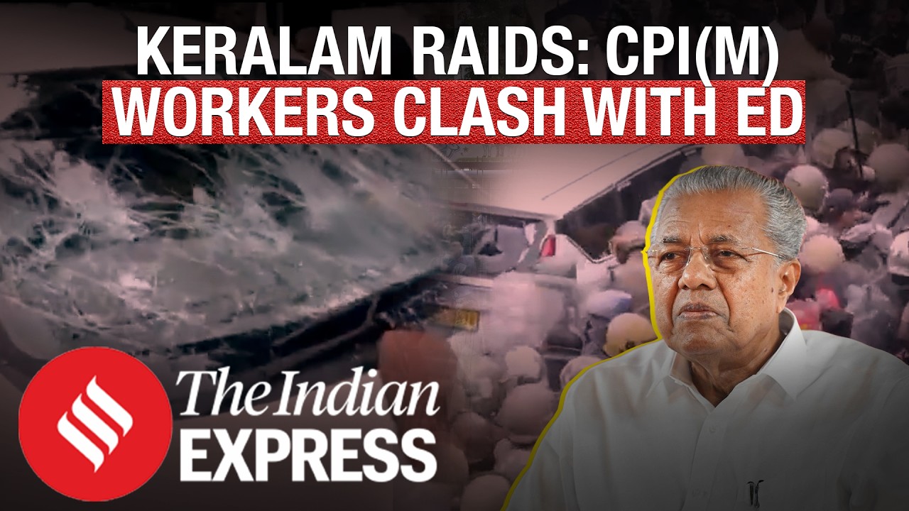 ED Vehicle Attacked By CPI(M) Amid Massive Keralam Raids On Pinarayi Vijayan Residence