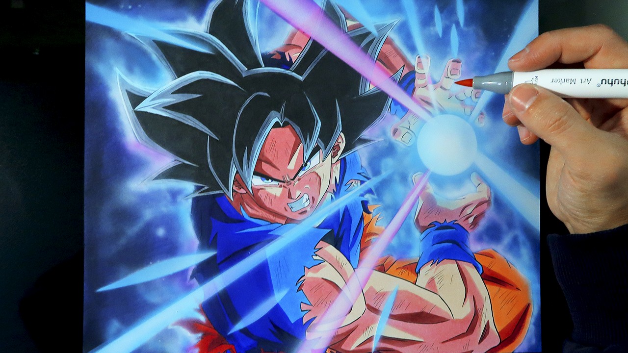 Cómo dibujar a Goku Ultra Instinct | Dragon Ball Super | Daima | ArteMaster