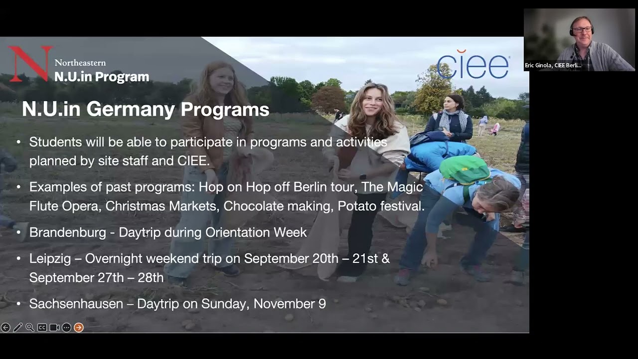 N.U.in Germany Know Before You Go Webinar 2025