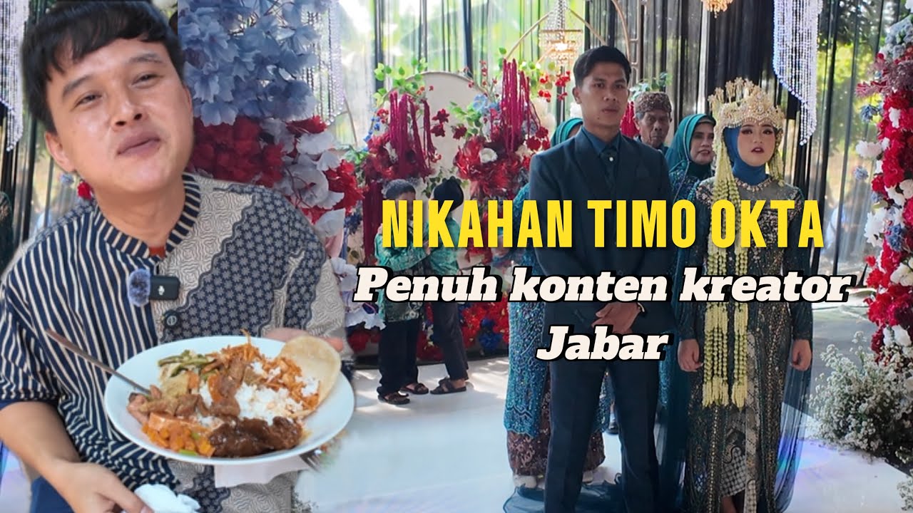 NIKAHAN TIMO PENUH KONTEN KREATOR | VLOG