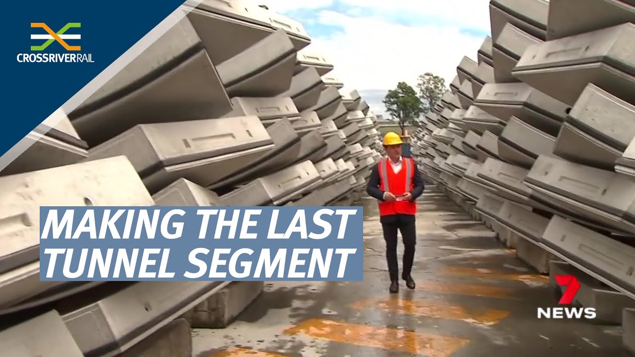 The Last Concrete Segment Produced for Cross River Rail's Tunnels