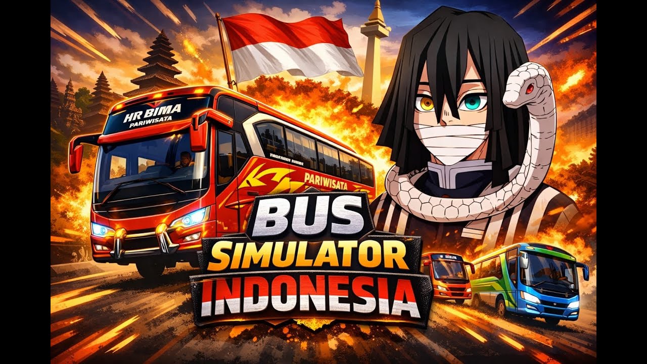 🔴 live bus simulator Indonesia🇮🇩