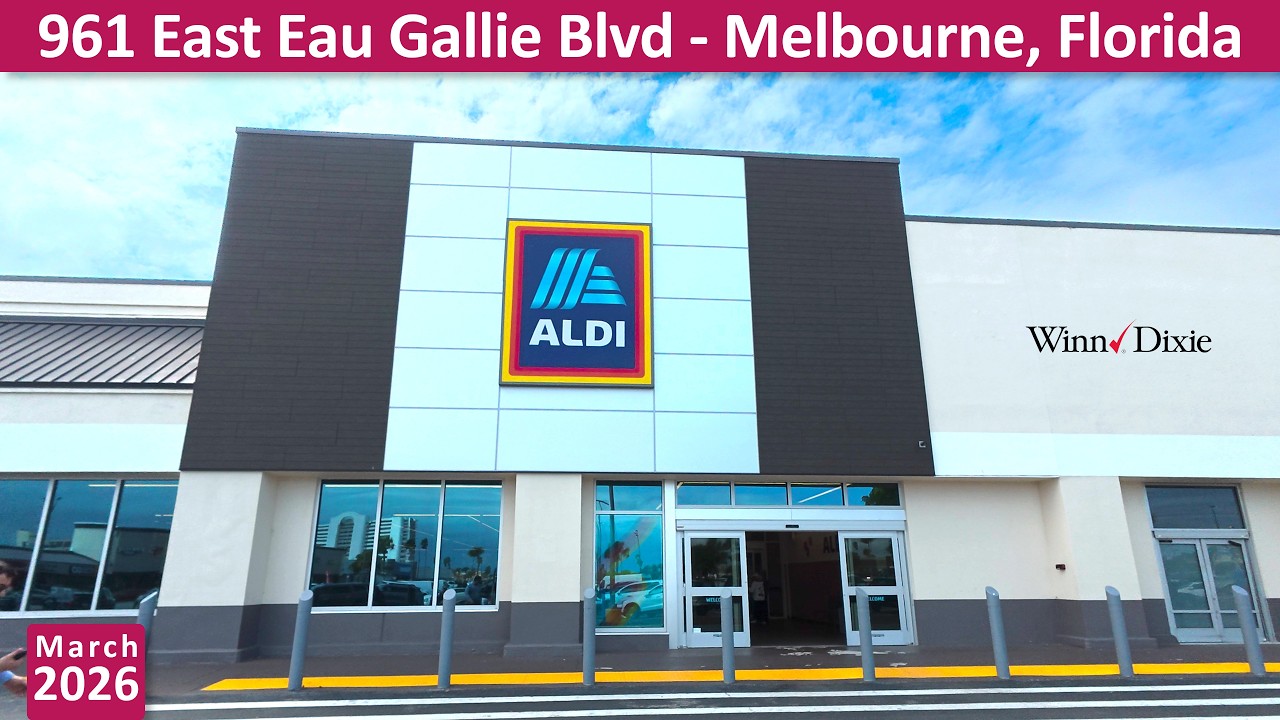 ALDI & Winn-Dixie in Melbourne Florida at 961 E Eau Gallie Blvd - Shopping at ALDI Store 238