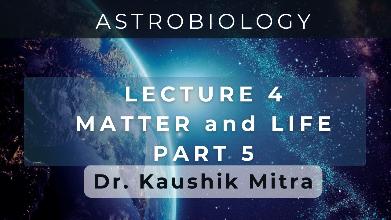 Astrobiology Lecture 4a: MATTER AND LIFE PART 5 (ELECTROMAGNETIC RADIATIONS)