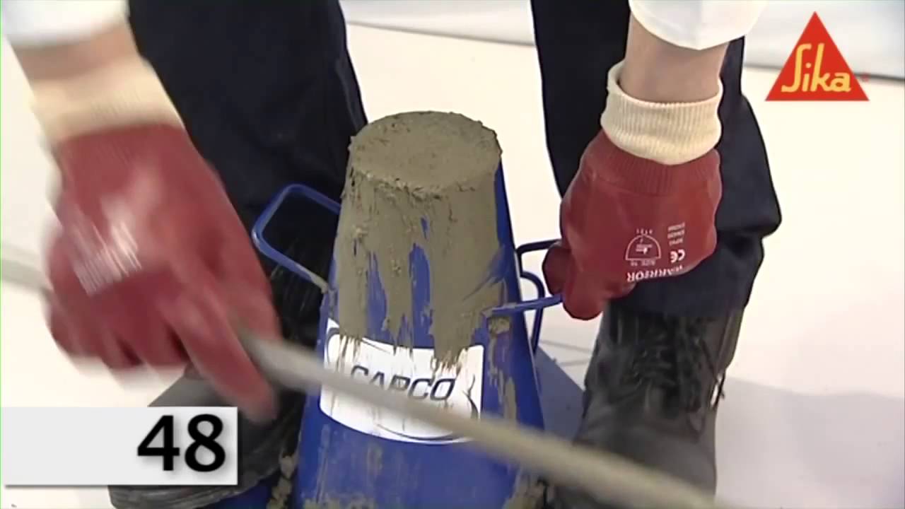 Slump Test Fresh Concrete