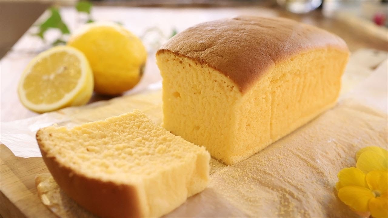 レモン台湾カステラの作り方・パウンド型で作る簡単レシピ Lemon Taiwanese Castella Recipes｜Coris cooking