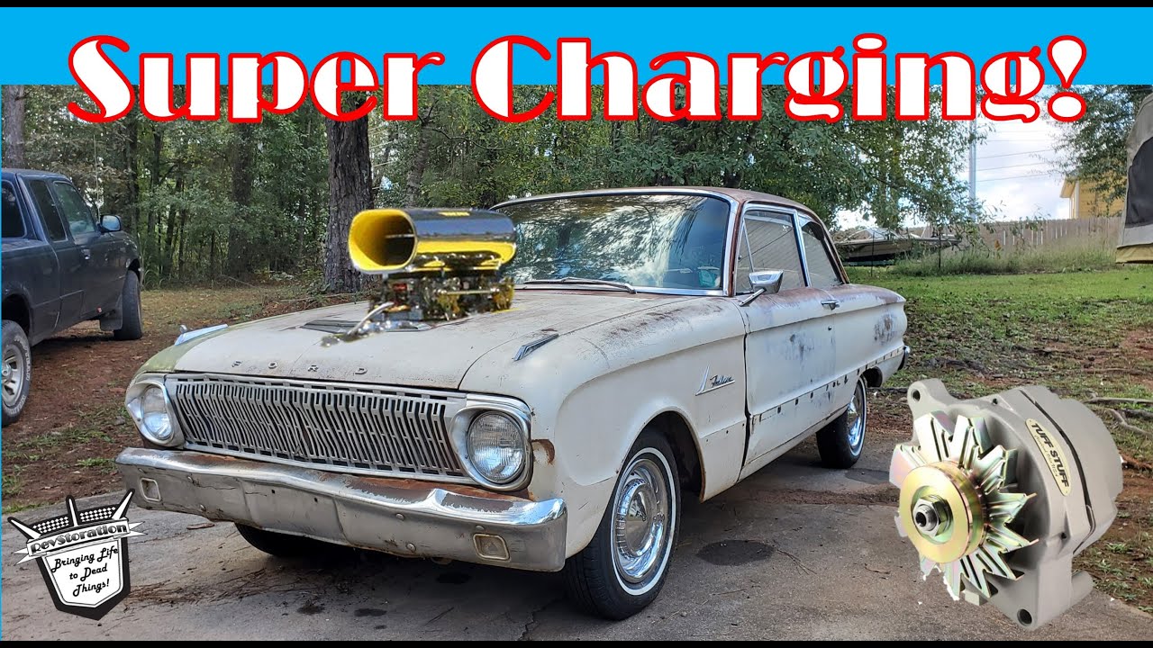 SUPER CHARGING Nutcase my 1962 Ford Falcon: Generator to One Wire Alternator Conversion