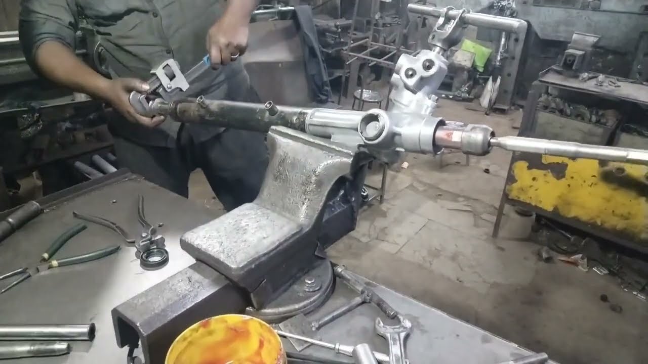 Scorpio steering rack ka holsale kaise change kare 💯😁#trending #automobile