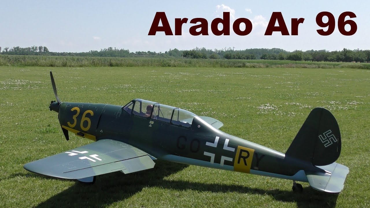 Arado Ar 96, scale electric powered RC airplane, 2018