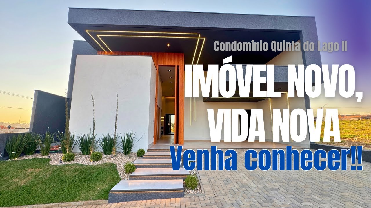 💎LINDA CASA NO CONDOMÍNIO QUINTA DO LAGO II, SÃO JOSÉ DO RIO PRETO - SP