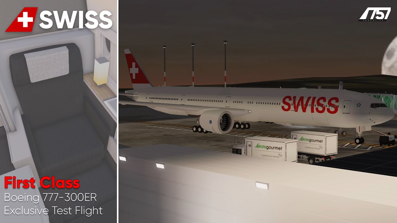 ROBLOX | Swiss International Air Lines | First Class | Boeing 777-300ER | Exclusive Test Flight