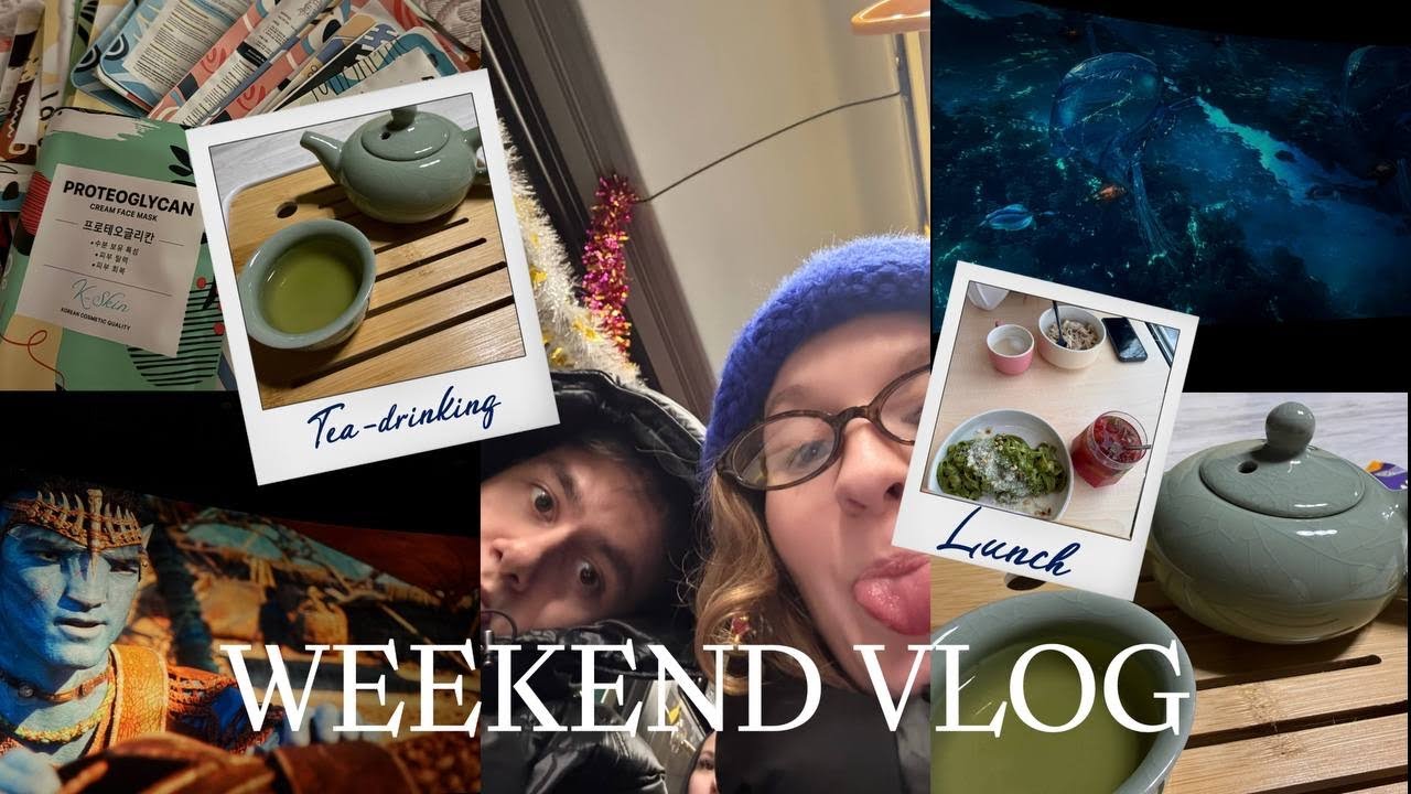 24 | Weekend vlog | rest, cinema, tea-drinking, lunch with friend 🎬 🤍