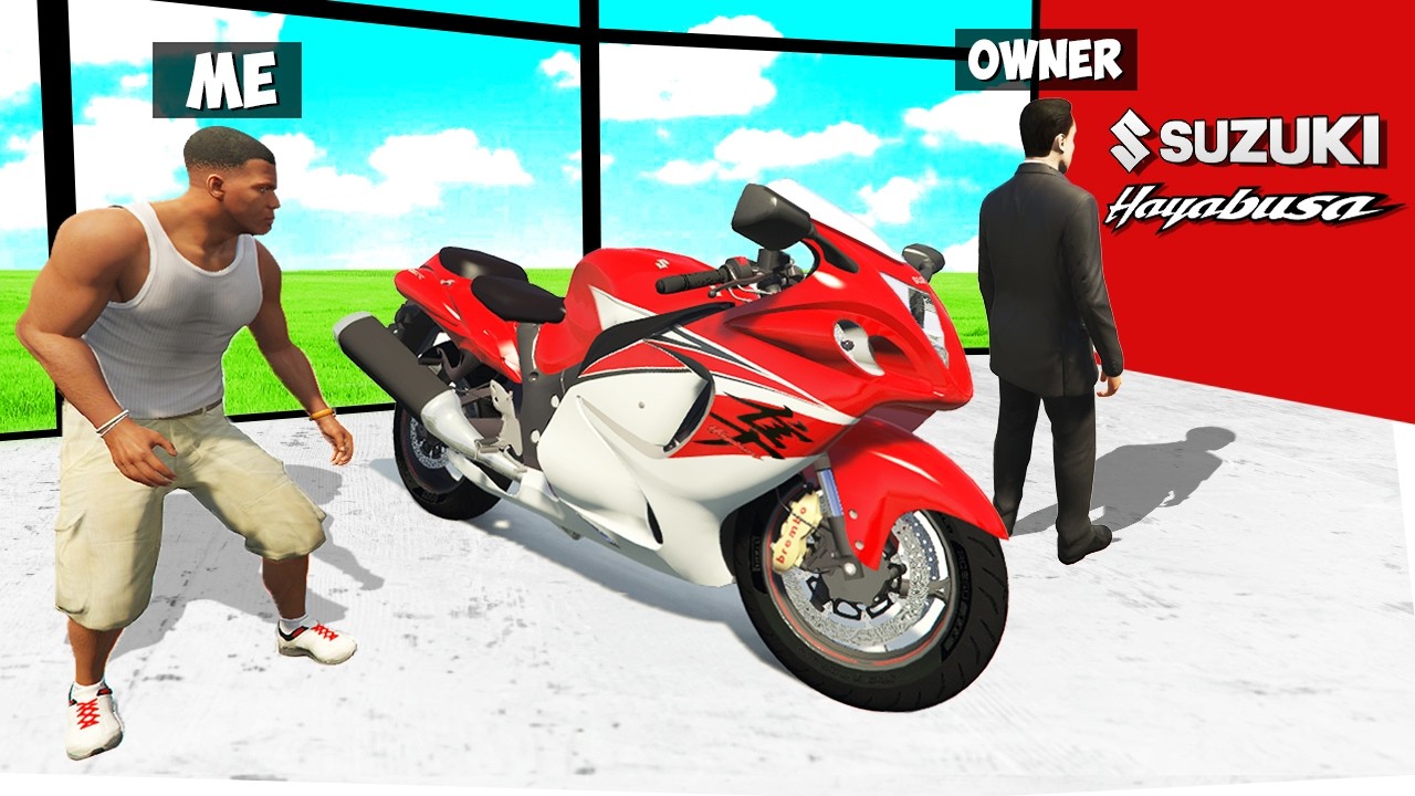 Stealing EVERY HAYABUSA SUPER BIKES in GTA 5!