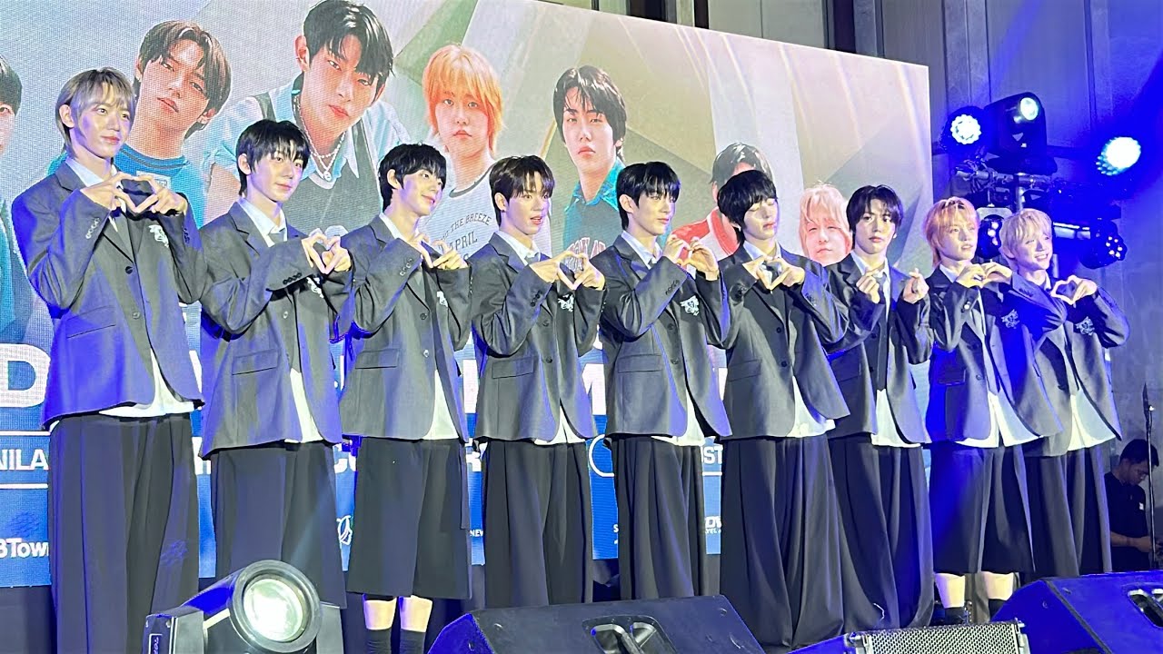 AHOF performs in front of the Philippine media