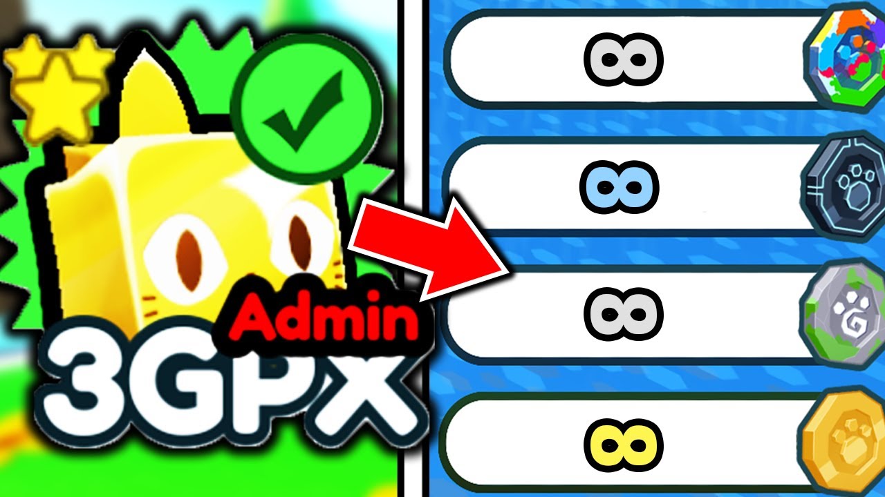 Crazy INFINITE STATS ADMIN PET in Pet Simulator X..