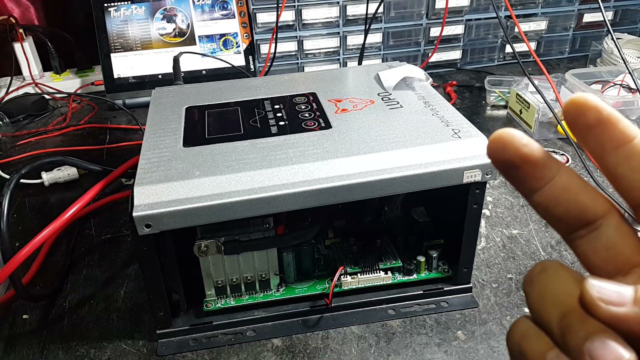 ซ่อมอินเวอร์เตอร์ไฮบริดเทอรอย1600w ชี้จุดเสียและจุดที่ต้องเปลี่ยน