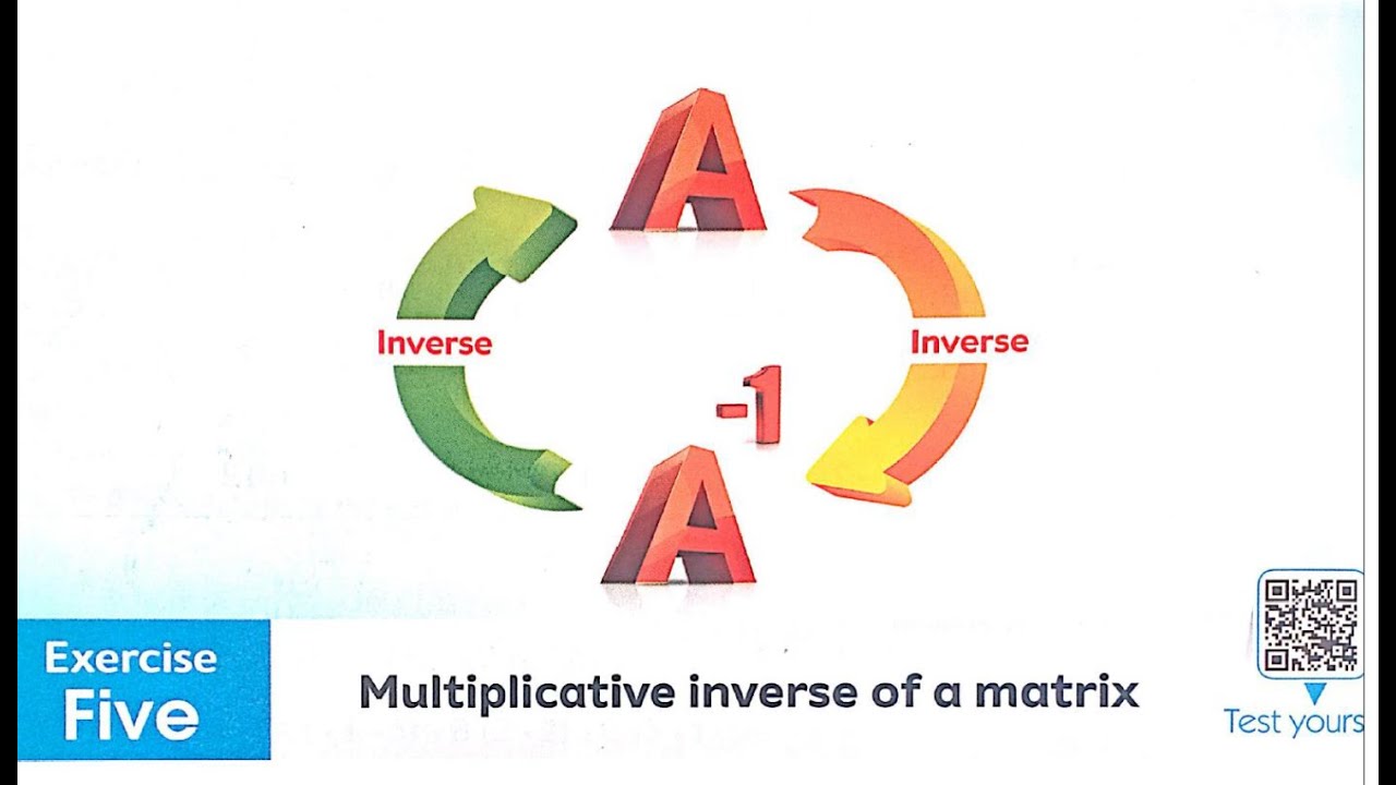 Answer -  El Moasser 2022 Senior 1 - Algebra - Lesson 5 ( Multiplicative inverse of matrices ) T2