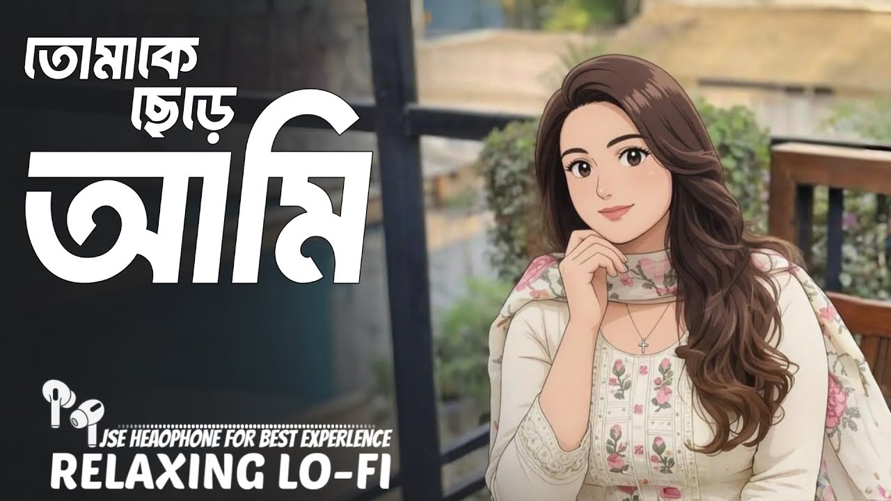 Tomake Chhere Ami┇তোমাকে ছেড়ে আমি┇Bangla Lo-fi Song┇Relaxing Lo-fi 