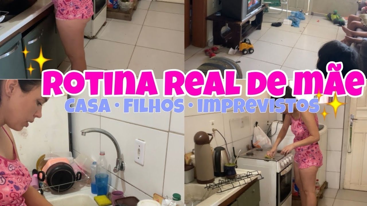 ROTINA COM AS CRIANÇAS E ORGANIZAÇÃO DA CASA | TEVE RISADAS E IMPREVISTO😂
