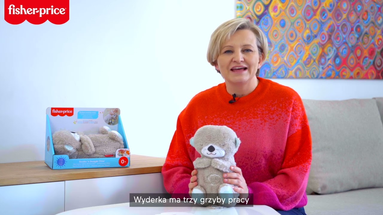 Fisher-Price&reg; Wydra Usypianka-Przytulanka Oddychający uspokajacz (FXC66)