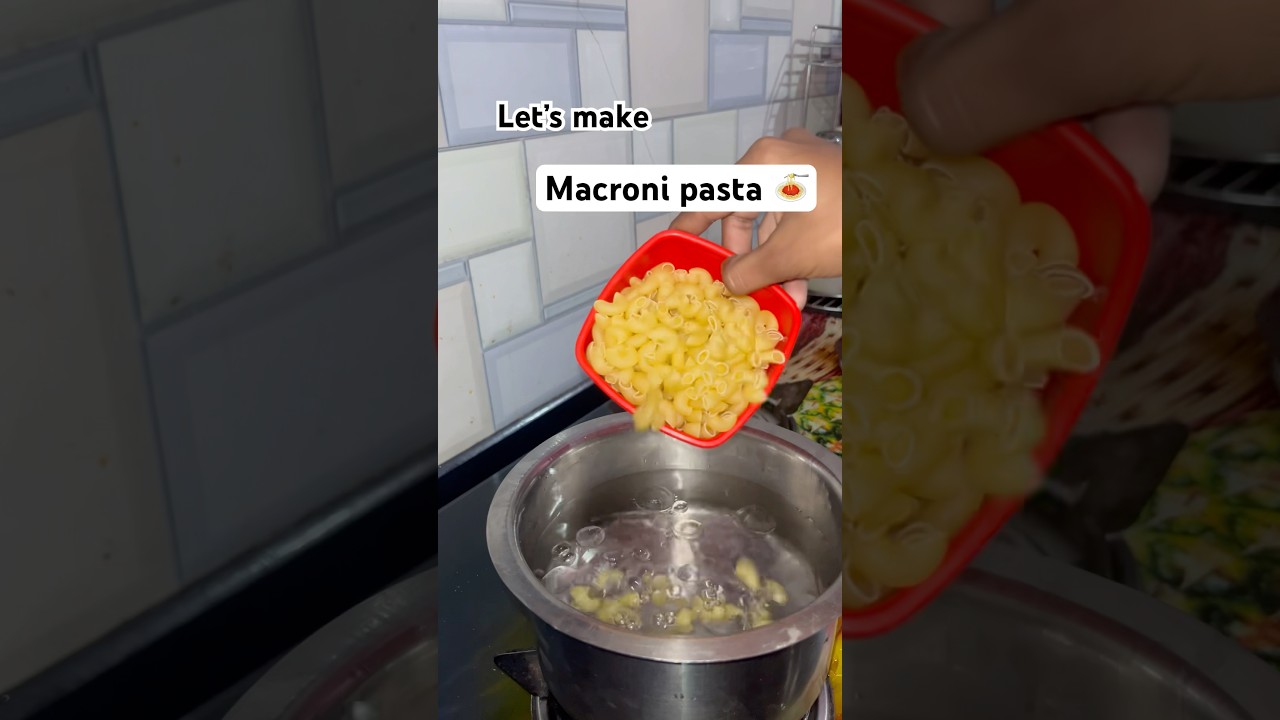 Instant macroni pasta 🍝 