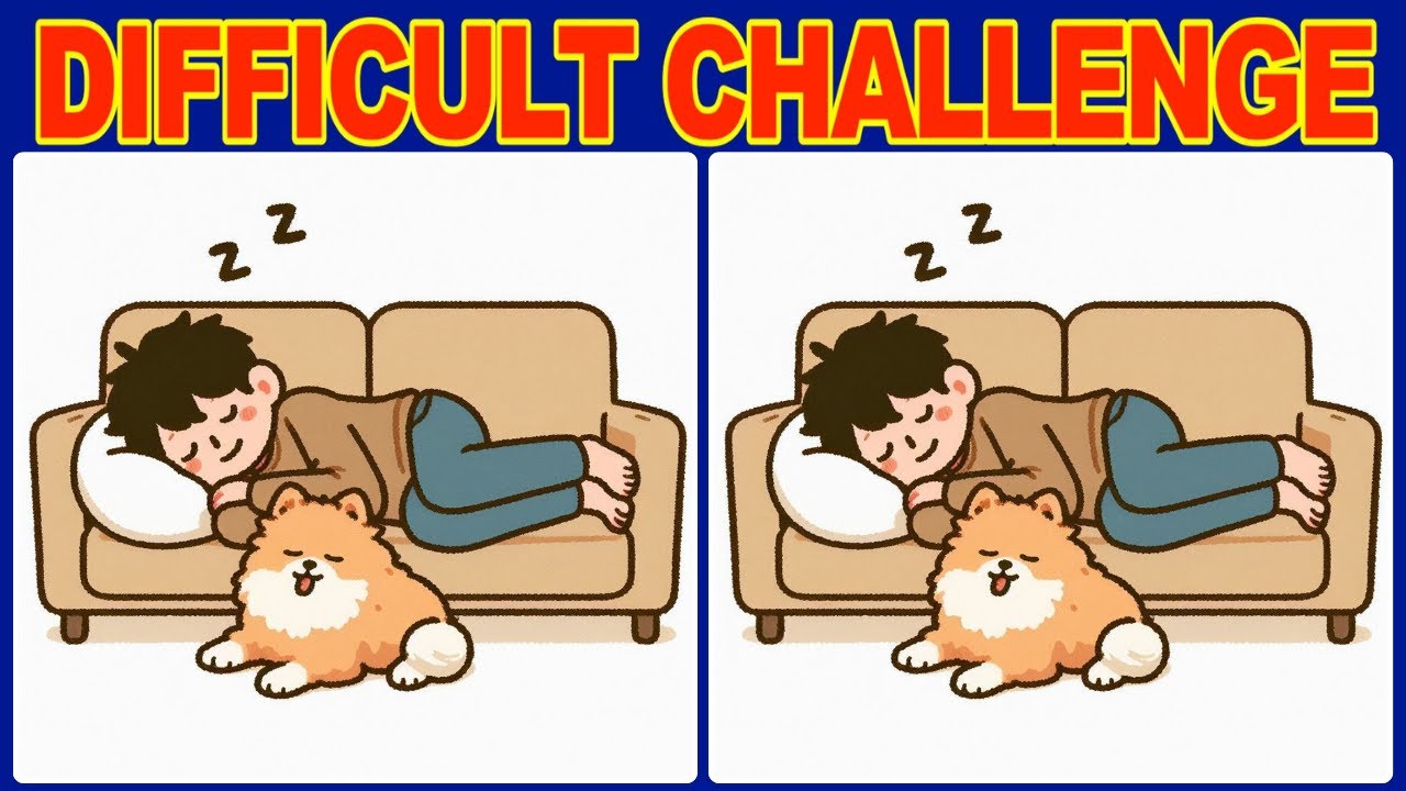 【Spot the Difference】⚡️ Challenge Your Brain! Find 3 Differences in These Tough Puzzles!