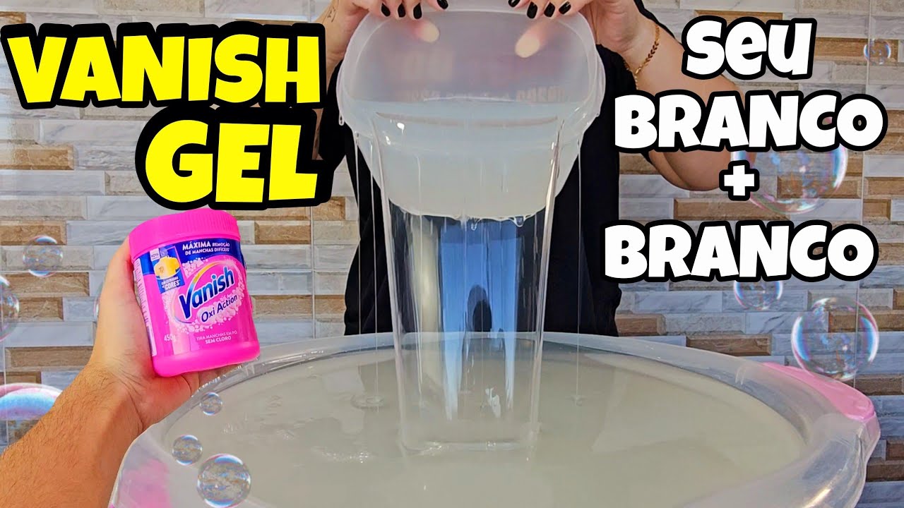 VANISH GEL CASEIRO COMO DEIXAR O SEU BRANCO AINDA  MAIS BRANCO😱