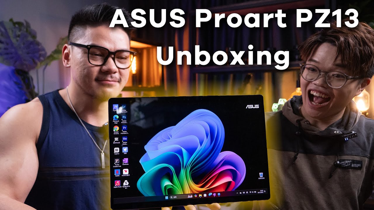 ASUS Proart PZ13 開箱實試！ 超強續航，Surface Pro 11 殺手，但一個死穴...... ft. @mr.TaylorTalkThatTalk