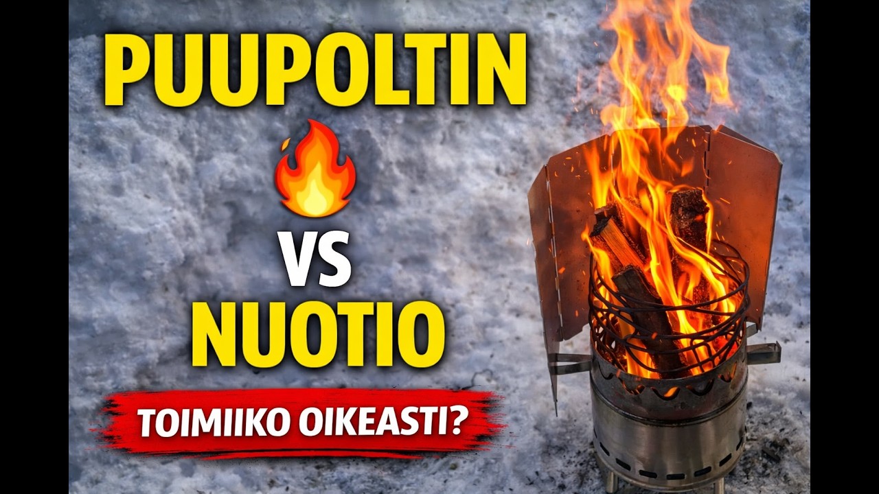 JUUVI Puupoltin - Mullistaako tämä retkeilynuotiot?