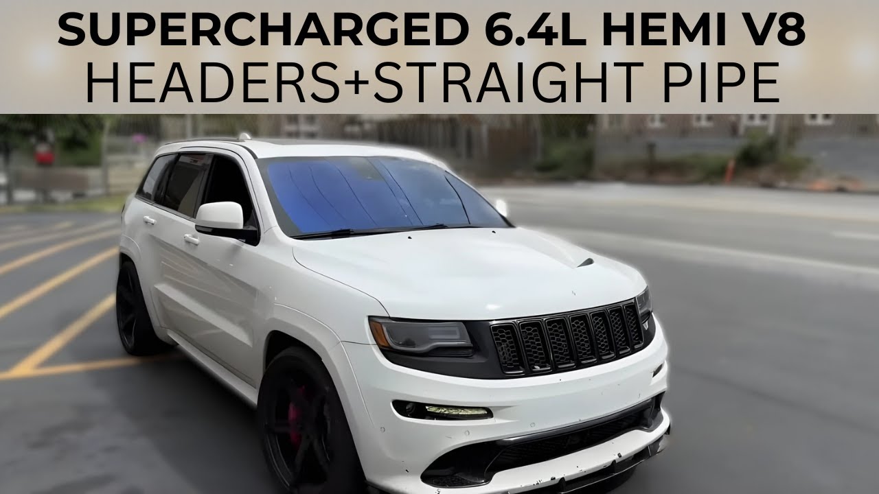 Jeep Grand Cherokee SRT 6.4L HEMI с турбонаддувом и прямой трубой!
