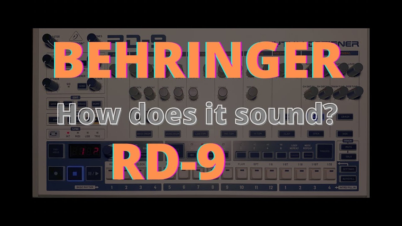 Behringer RD-9 // How does it sound?