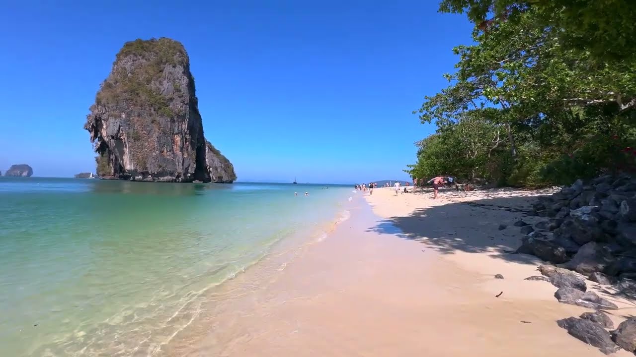 Phra nang beach, Thailand: Beach Walk To The Magical Place Of Thailand