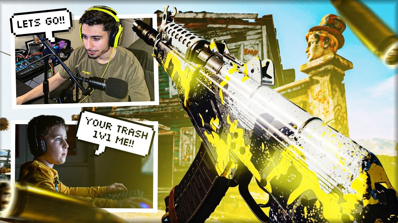 I 1v1 a trash talker for money in COD and expose him...