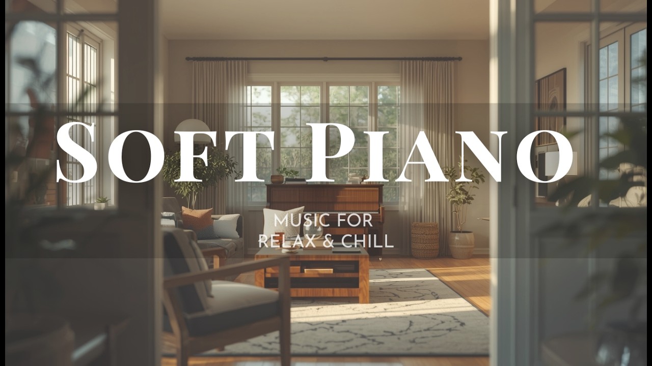 Soft Piano for Relax & Chill | Calm Background Music | 1 Hour