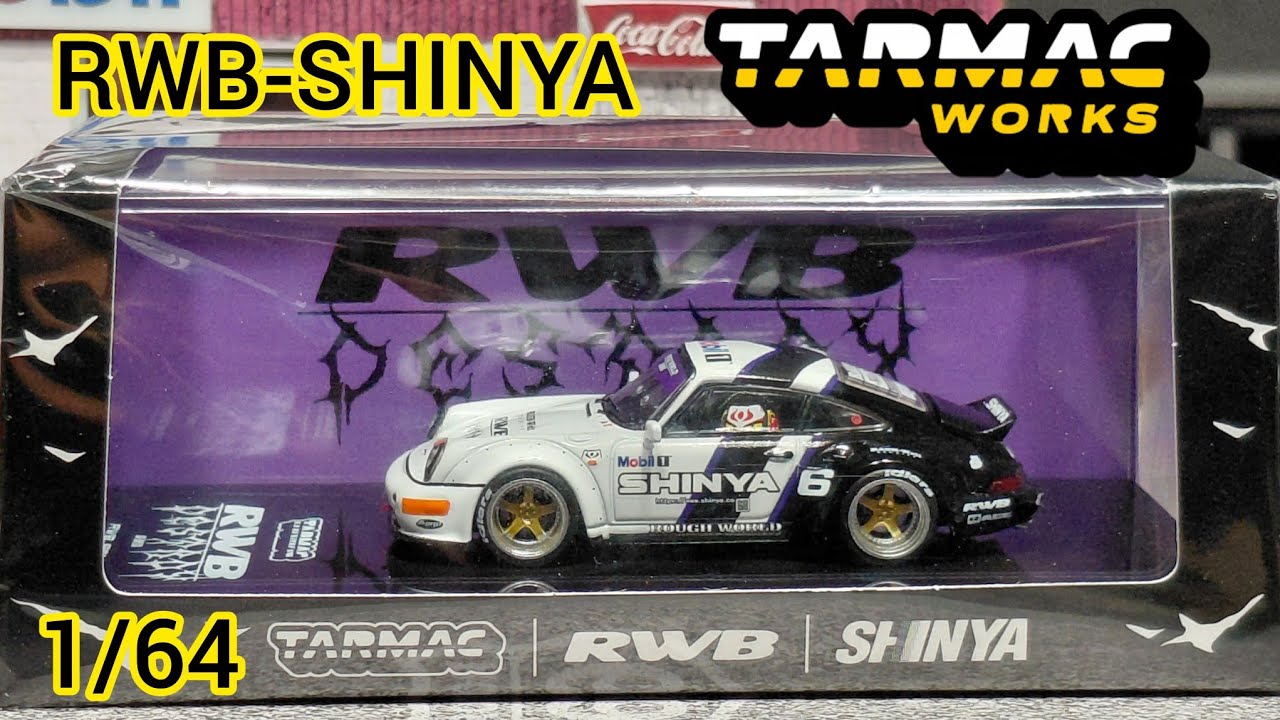 TARMAC WORKS - SHINYA - RWB Распаковка и обзор 1/64