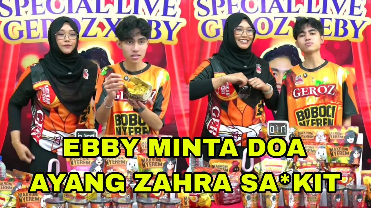 LIVE EBBY BILANG ISTRI KU LAGI SA*KIT AYANG ZAHRA MINTA DOA NYA