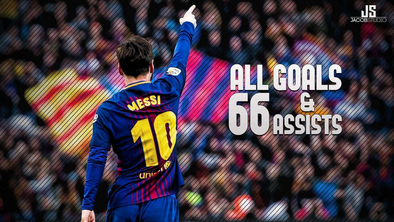 Lionel Messi ● All 66 Goals & Assists ● 17/18 HD