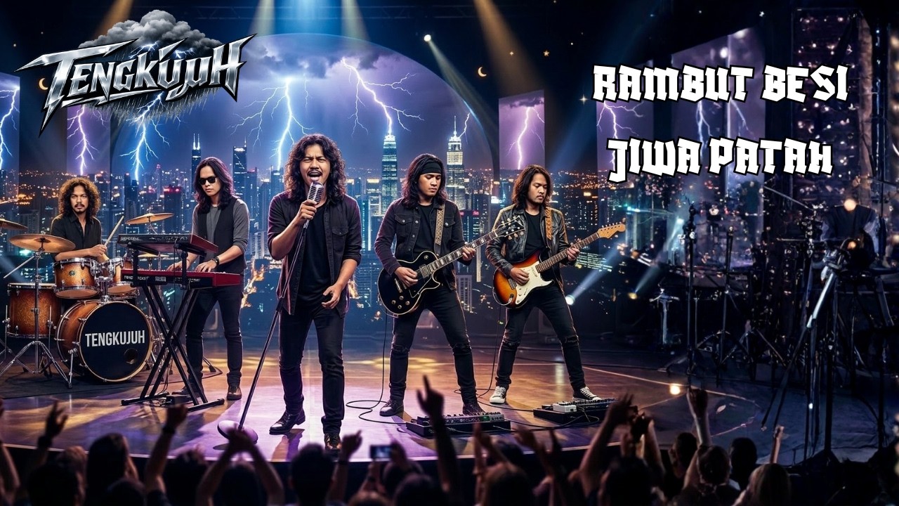 TENGKUJUH - Rambut Besi Jiwa Patah (Lyrics Video)